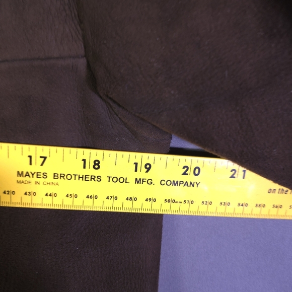 Vintage Saters Suade Coat Fur Collar Brown Size 8 3/4 Sleeve‎ 60s Old Money - Picture 6 of 10